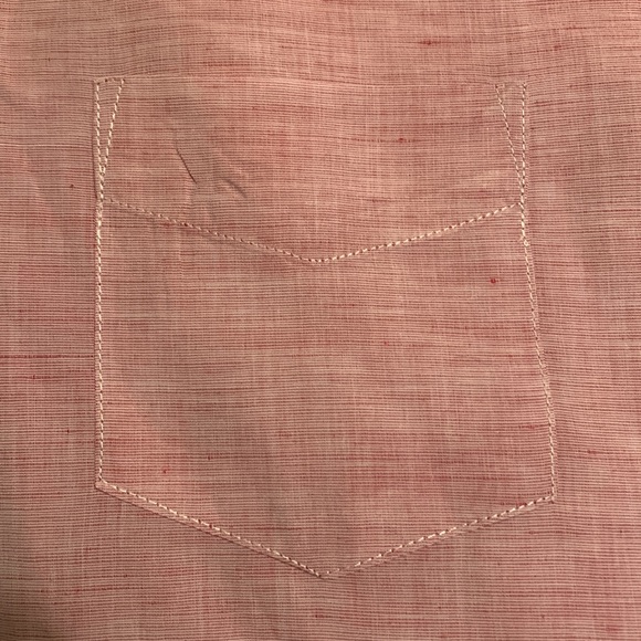 UNTUCKIT Men’s Long Sleeve Cotton and Linen Blend Shirt Size Large - Picture 4 of 8